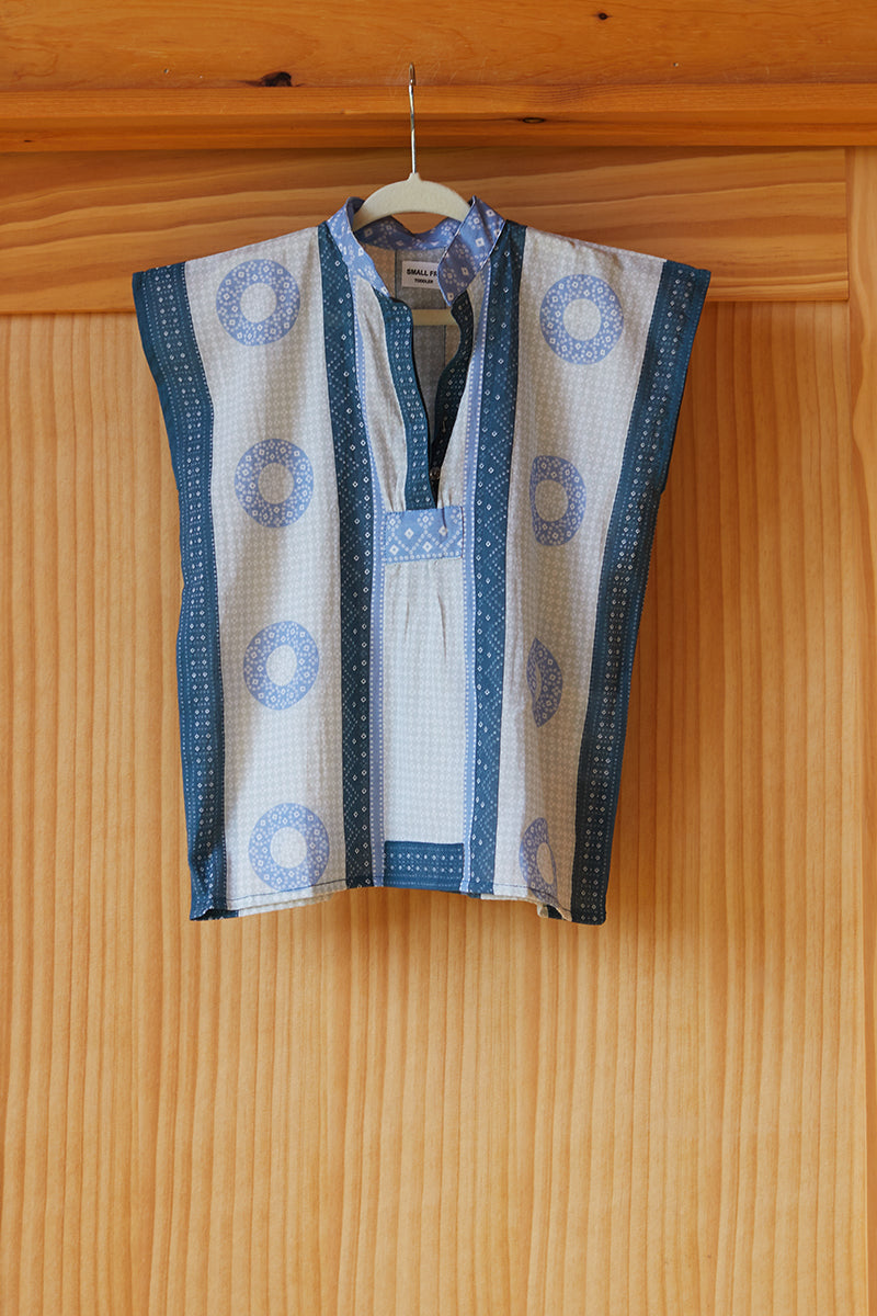 Little Fry Caftan - Cerulean Organic