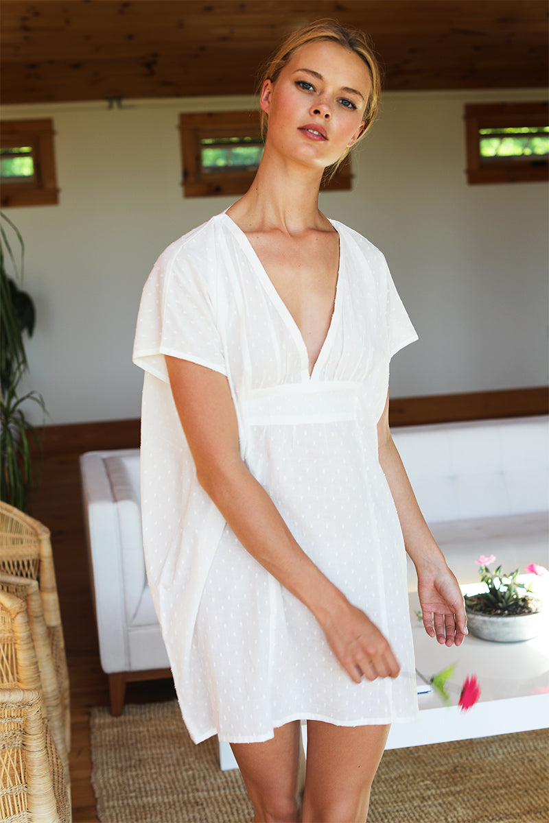 Francina Tunic - Ivory Dots