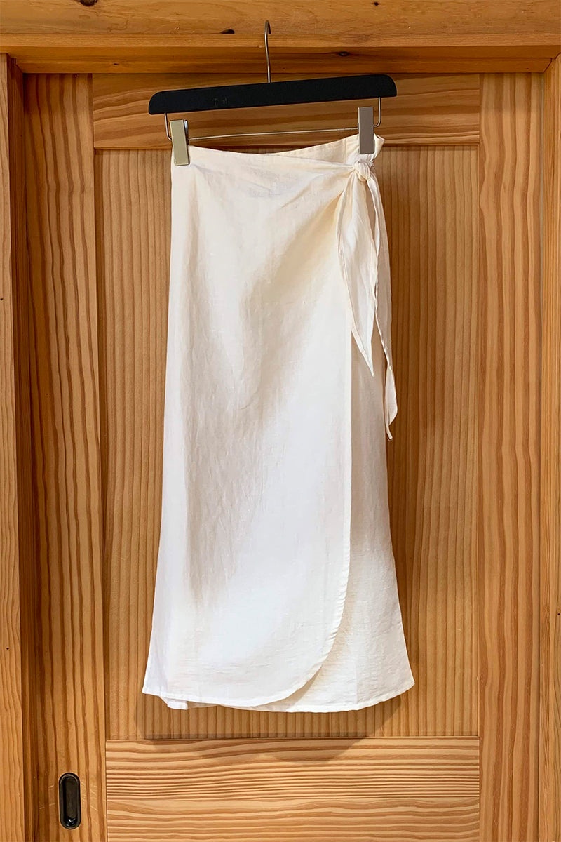 Tie Skirt - Salt Linen Organic
