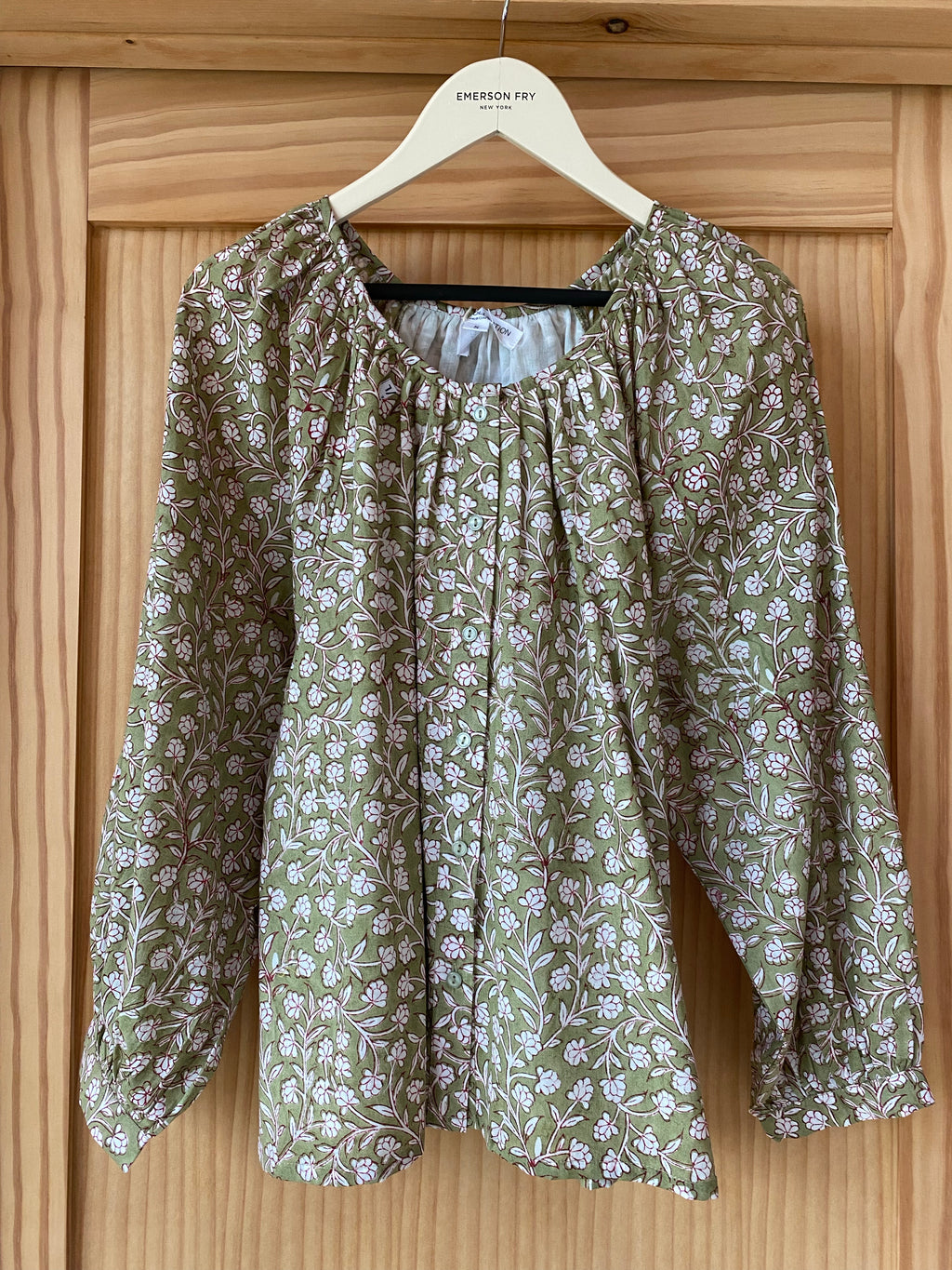 Frances Blouse - Garden Green Organic